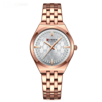 Rose Gold & White
