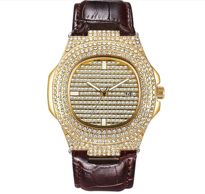 Flashy Diamond Quartz Watch