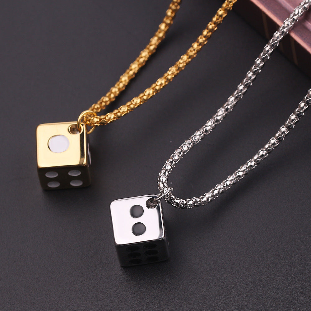 Lucky Dice Hip Hop Pendant