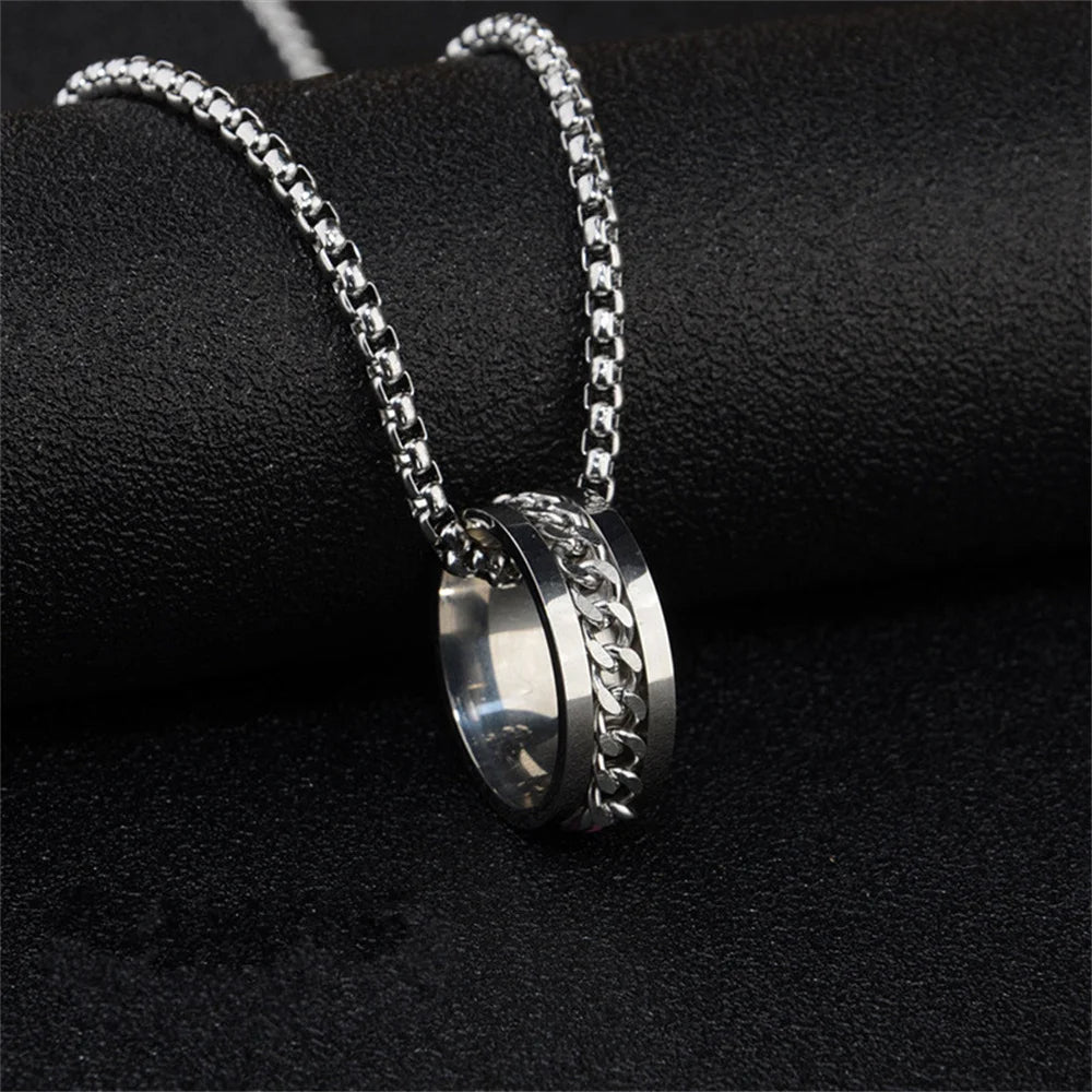 Lucky Ring Hip Hop Necklace