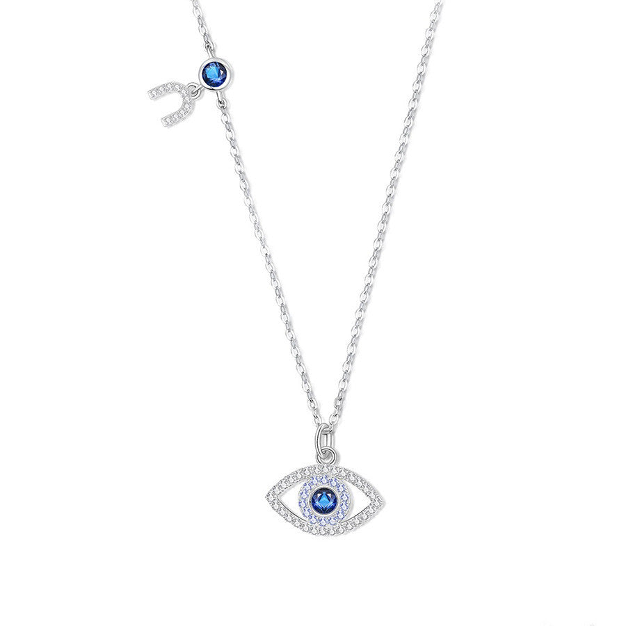 925 Sterling Silver Evil Eye necklace
