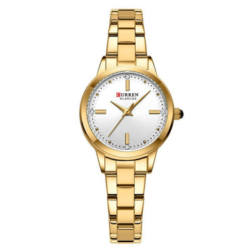 Gold Strap Gold Shell White