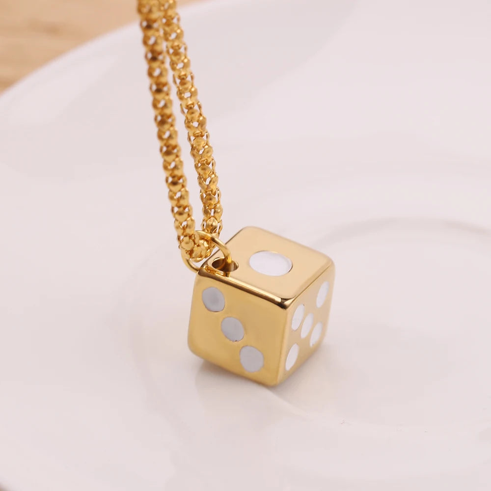 Lucky Dice Hip Hop Pendant