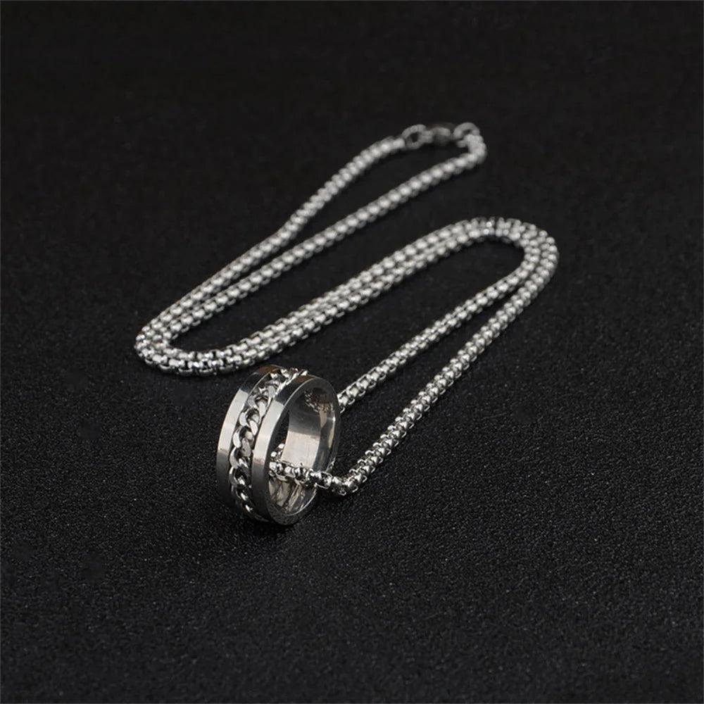 Lucky Ring Hip Hop Necklace - eleganto