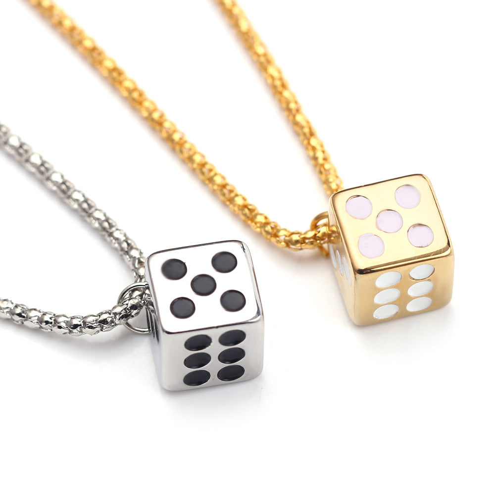 Lucky Dice Hip Hop Pendant