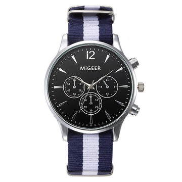 black - blue & white