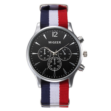 black - blue white red