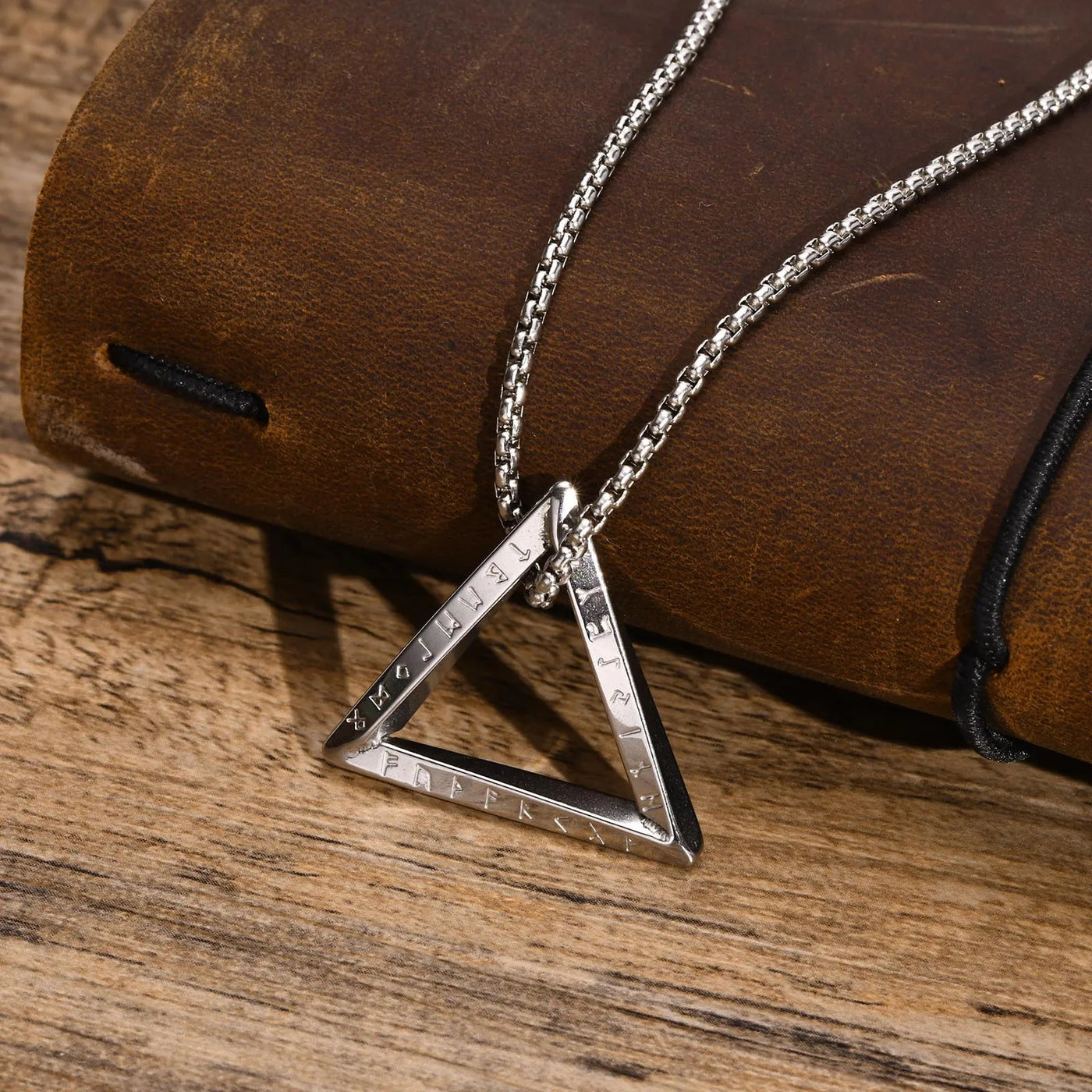 Viking Rune Triangle Pendant