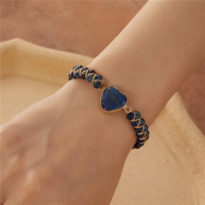 Jasper's Energy Heart Bracelet - eleganto