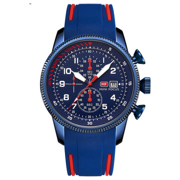 blue red