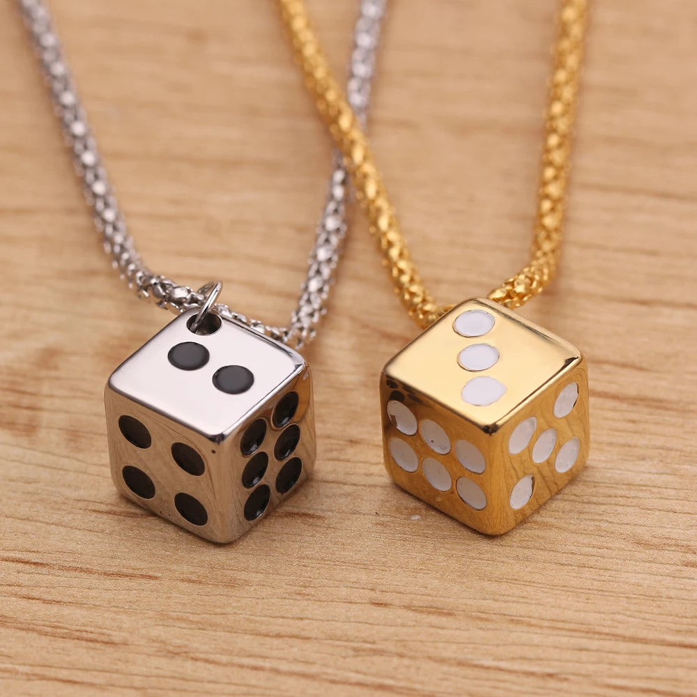 Lucky Dice Hip Hop Pendant