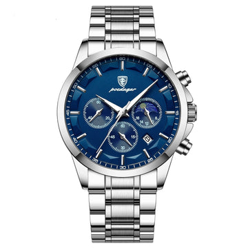 Silver & Blue