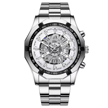 silver & white