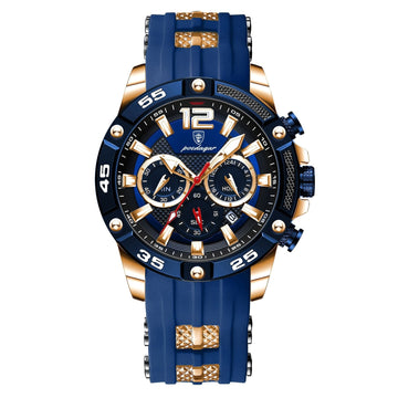 Rose Gold And Blue Surface