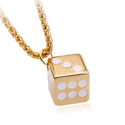 Lucky Dice Hip Hop Pendant