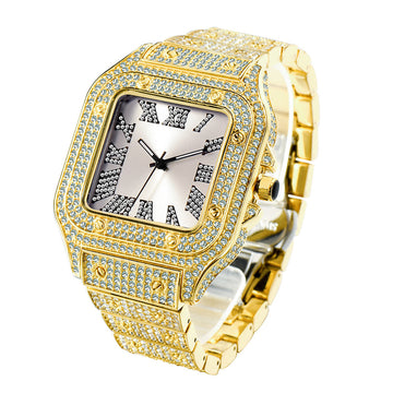 Gold and white