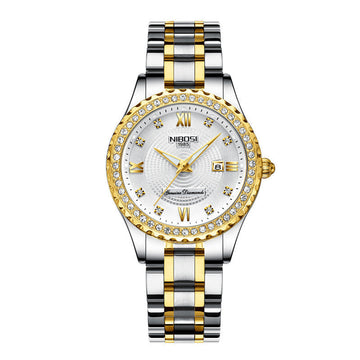 gold white