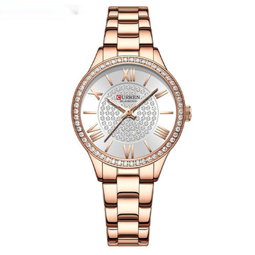 Rose gold & White