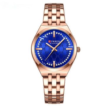 Rose Gold & Blue
