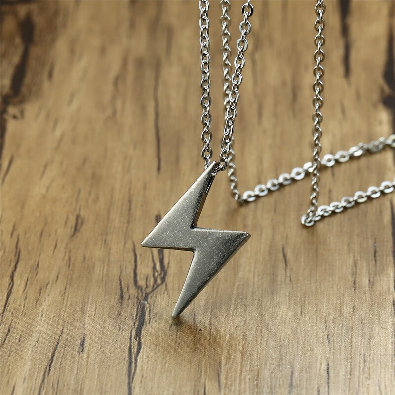 Vintage Lightning Bolt Necklace