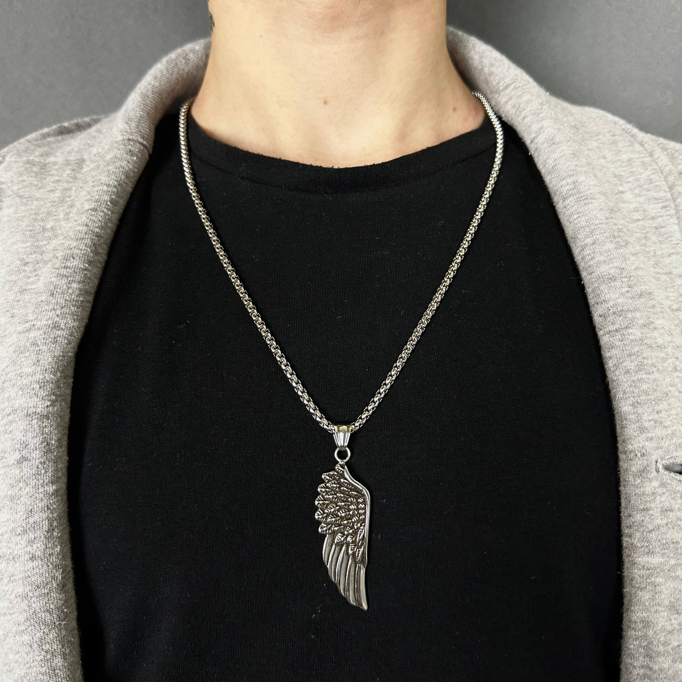 Vintage Wing Pendant for Men