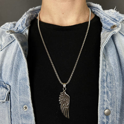 Vintage Wing Pendant for Men