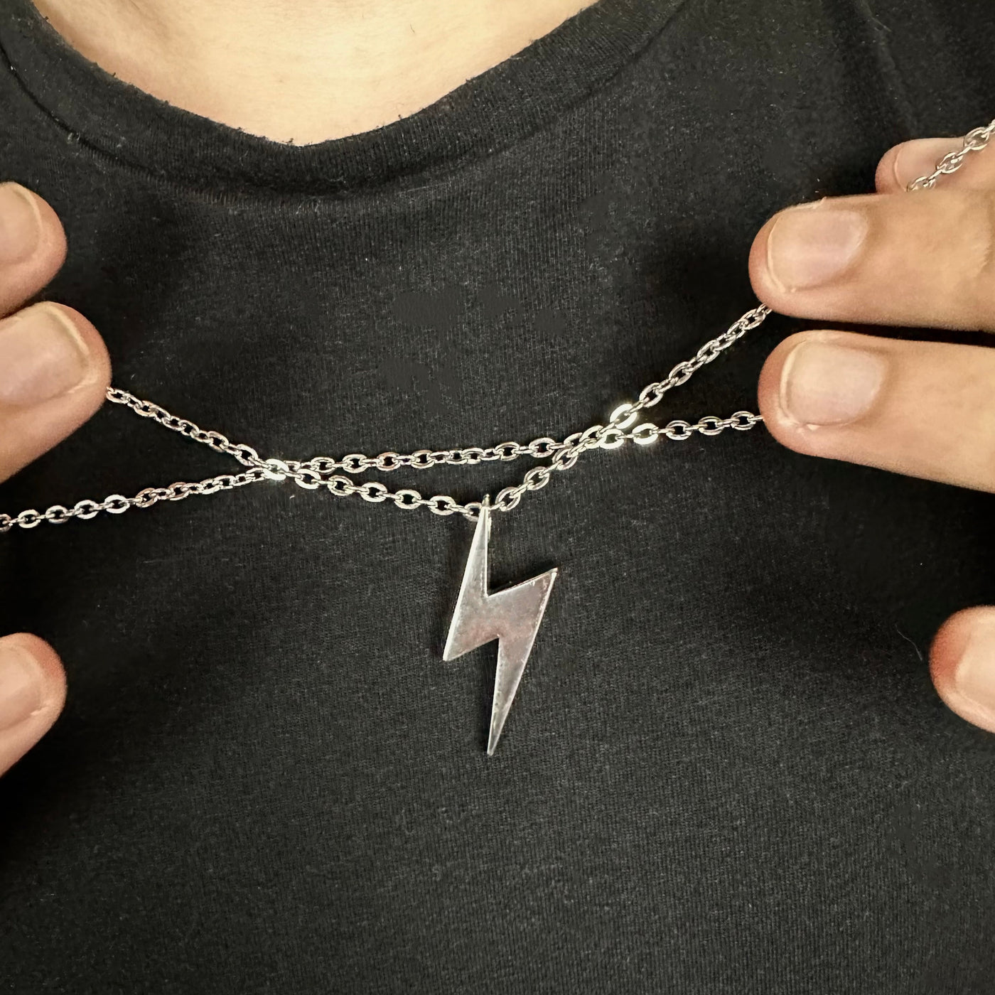 Vintage Lightning Bolt Necklace