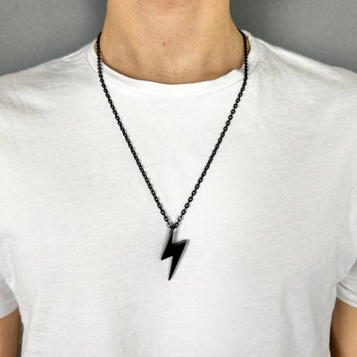 Vintage Lightning Bolt Necklace