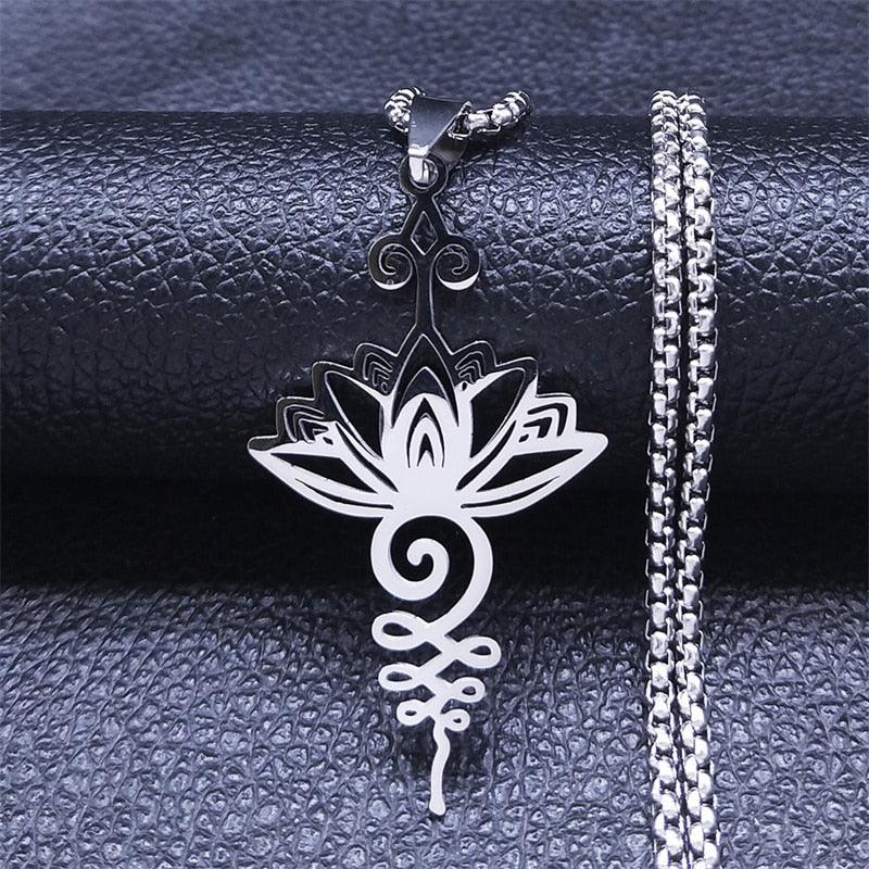 Lotus of Infinity Necklace - eleganto