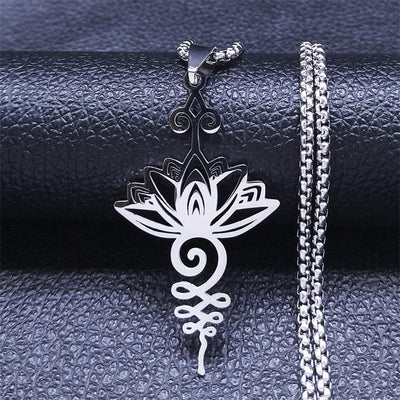 Lotus of Infinity Necklace - eleganto