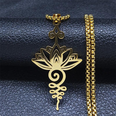 Lotus of Infinity Necklace - eleganto