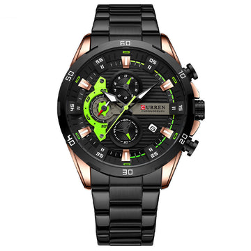 black & green